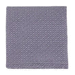 Mondego blanket, dark blue & white, 100% cotton