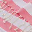 Hamamtuch Filiz, Pink & Weiß, 100% Baumwolle | URBANARA Hamamtücher