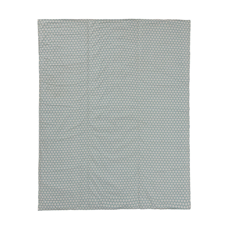 Picknickdecke Saldanha Blaugrau & Natur & Taupe, 75% Baumwolle & 25% Leinen | URBANARA Picknickdecken