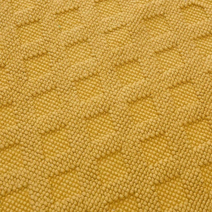 Osuna bath mat, mustard, 100% cotton |High quality homewares