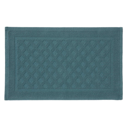 Osuna bath mat, green grey, 100% cotton