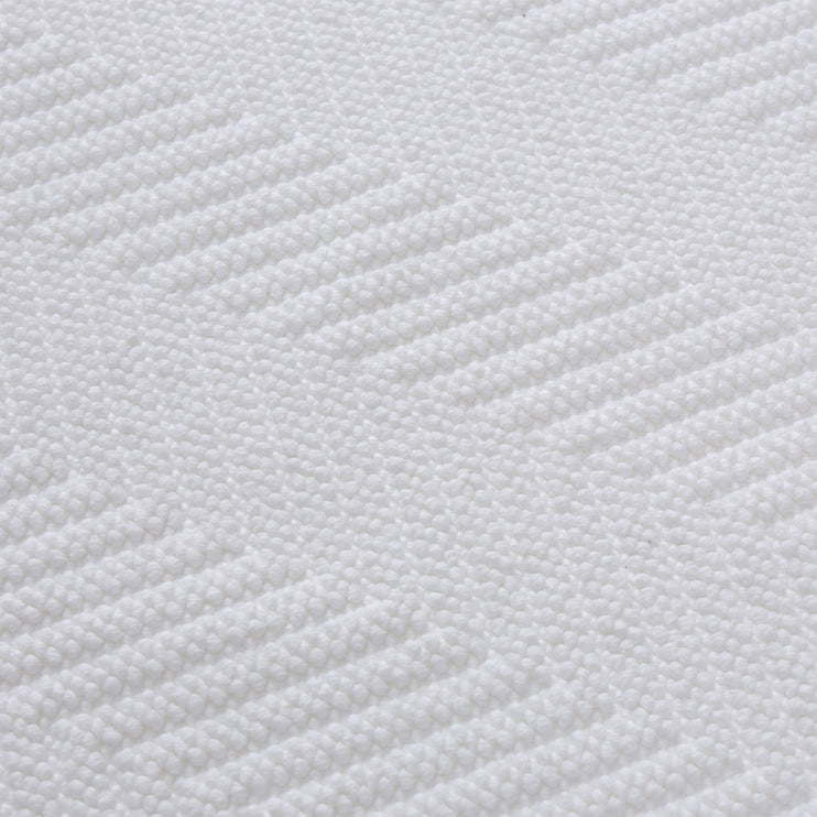 Tajo bath mat, white, 100% cotton | URBANARA bath mats