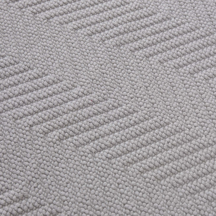 Tajo bath mat, light grey, 100% cotton | URBANARA bath mats