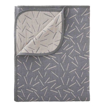 Tagesdecke Alcains, Grau & Sand, 80% Baumwolle & 20% Polyester