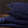 Carvado cushion cover in dark blue, 100% cotton |Find the perfect cushion covers