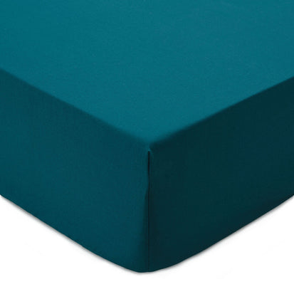 Manteigas fitted sheet, forest green, 100% organic cotton