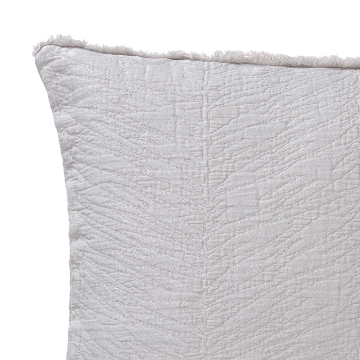 Ruivo cushion cover, light grey, 100% cotton | URBANARA cushion covers