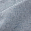 Sameiro fitted sheet, dark grey blue, 100% linen | URBANARA fitted sheets