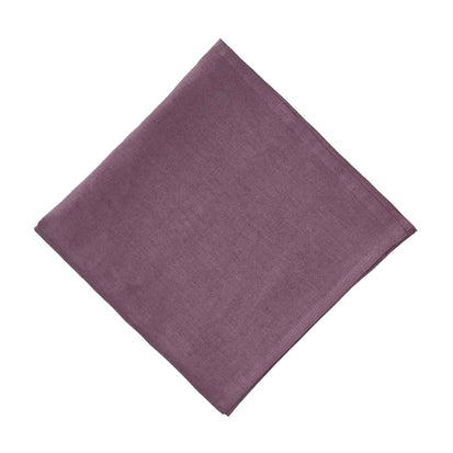 Serviette Teis, Aubergine, 100% Leinen