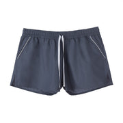 Pyjama Alva, Dunkles Graublau & Weiß, 100% Bio-Baumwolle