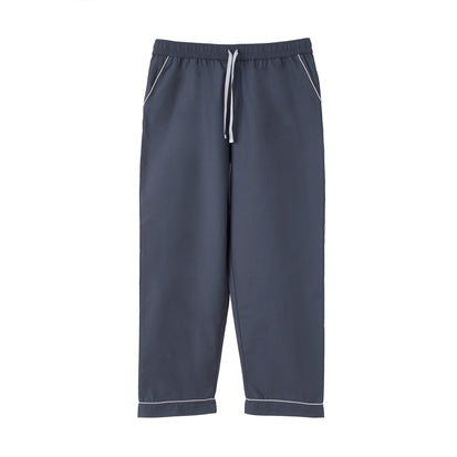 Pyjama Alvain Dunkles Graublau & Weiß | Schöne Ideen für Ihr Zuhause | URBANARA