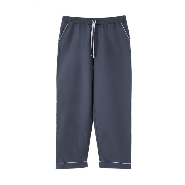 Pyjama Alvain Dunkles Graublau & Weiß | Schöne Ideen für Ihr Zuhause | URBANARA