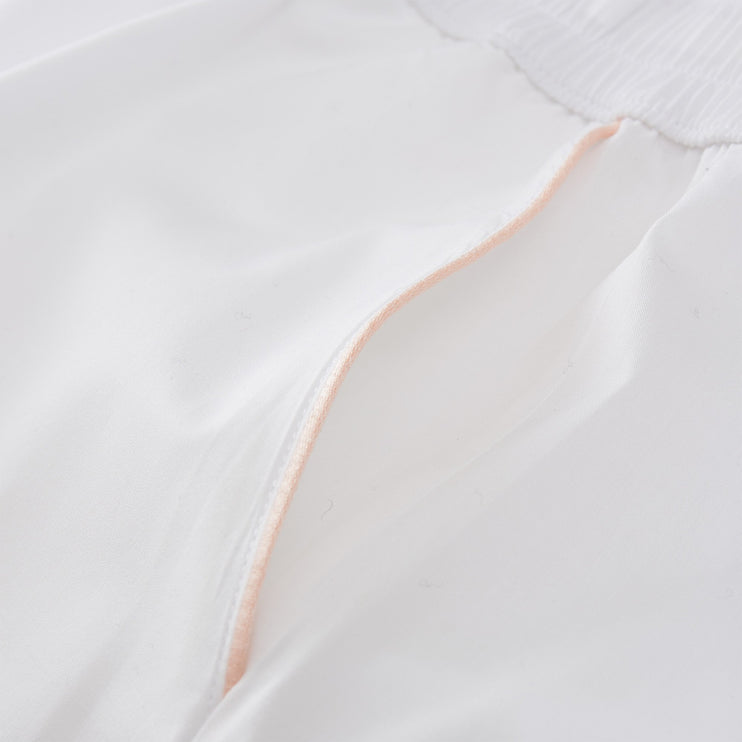 Pyjamahose Alva [Weiß/Rosa]