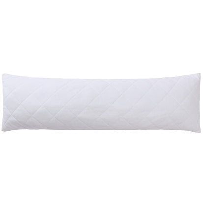 Haid Body Pillow white, 50% cotton & 50% polyester