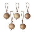 Weihnachtsdekoration Kabru, Warmes Braun, 100% Mangoholz