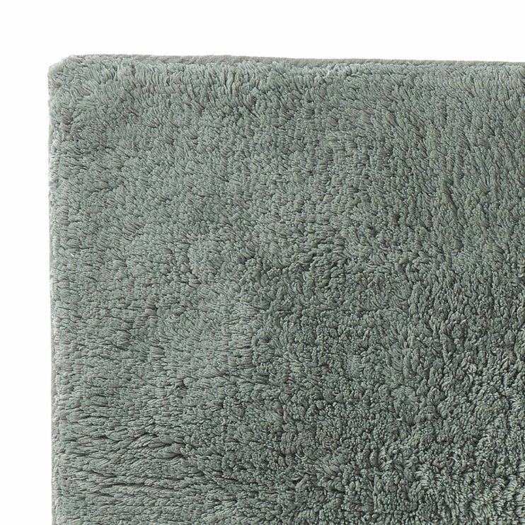 Badematte Banas, Helles Graugrün, 100% Baumwolle | Hochwertige Wohnaccessoires