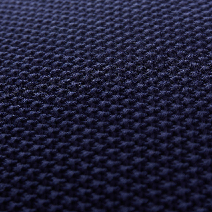 Antua cushion cover, dark blue, 100% cotton | URBANARA cushion covers