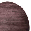 Teppich Arreau, Pflaume, 100% Viskose