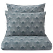 Zamora duvet cover, light green grey & green grey, 100% cotton