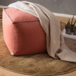 Pouf Godavariin Papaya & Grau | Schöne Ideen für Ihr Zuhause | URBANARA