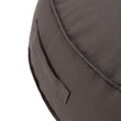 Pouf Nashik, Dunkelgrau, 100% Baumwolle | Hochwertige Wohnaccessoires