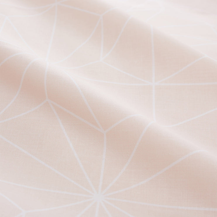 Bettwäsche Set Albufeira, Zartrosa & Weiß, 100% Baumwolle | Hochwertige Wohnaccessoires