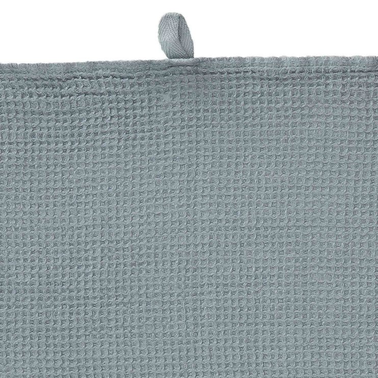 Neris hand towel, light green grey, 100% linen | URBANARA linen towels