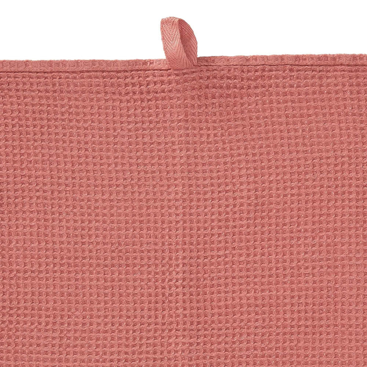 Neris hand towel, papaya, 100% linen | URBANARA linen towels