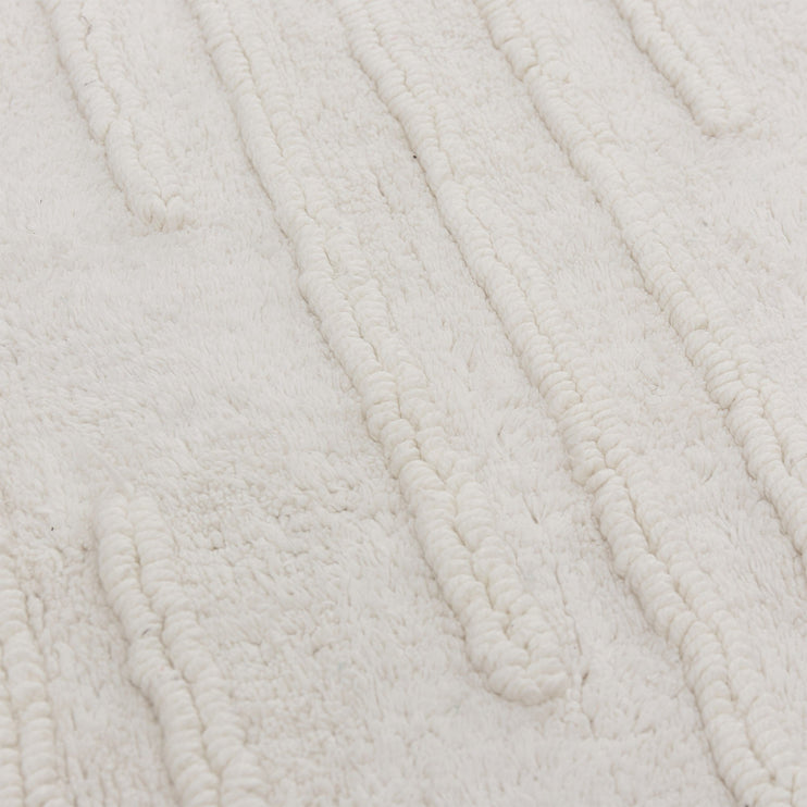 Badematte Eskil, Naturweiß, 100% Baumwolle | URBANARA Badematten