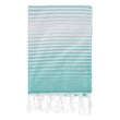 Kadirli hammam towel, green grey & white, 100% cotton