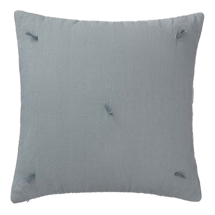 Tagesdecke Gaya in Helles Grüngrau & Grüngrau aus 100% Leinen & 100% Baumwolle & 100% Polyester | Entdecken Sie unsere schönsten Wohnaccessoires