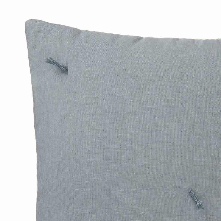 Gaya cushion cover, light green grey & green grey, 100% linen & 100% cotton & 100% polyester | URBANARA cushion covers