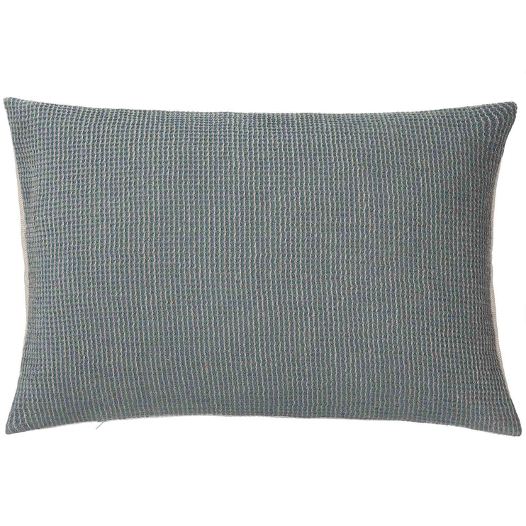 Europäisches Leinendecke Kovai [Grüngrau/Natur]