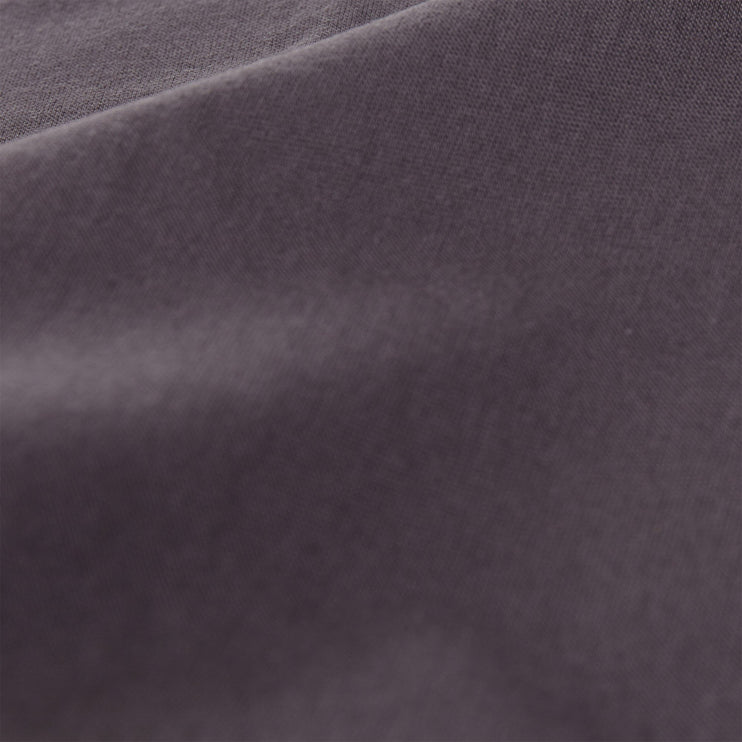 Samares fitted sheet, charcoal, 100% cotton | URBANARA fitted sheets