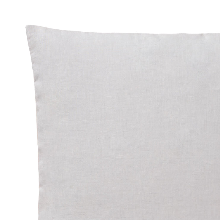 Kissenhülle Cataya, Hellgrau & Anthrazit & Rosa, 100% Leinen | Hochwertige Wohnaccessoires