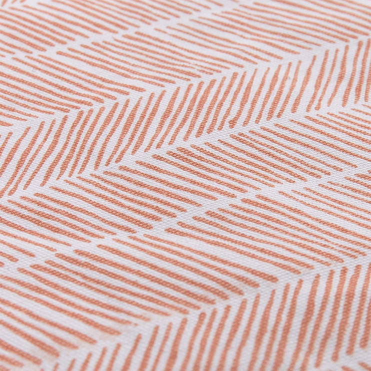 Picknickdecke Avola, Papaya & Naturweiß & Grüngrau, 100% Baumwolle & 100% Polyester | Hochwertige Wohnaccessoires