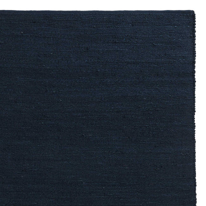 Gorbio runner, blue, 90% jute & 10% cotton