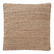 Silani cushion, natural, 90% jute & 10% cotton & 100% cotton