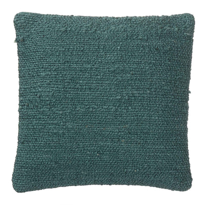 Silani cushion, grey green, 90% jute & 10% cotton & 100% cotton