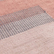 Indari runner, grey & light pink & dusty pink, 100% pet | URBANARA outdoor accessories