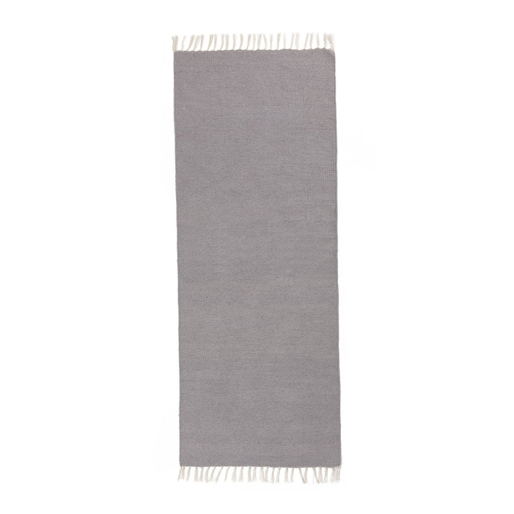 Outdoor-Läufer Udaka Silbergrau, 100% PET | URBANARA Gartenaccessories