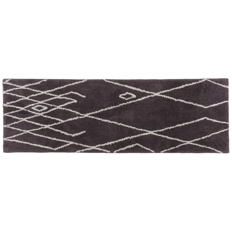 Dark grey & Natural white Zerdali Badematte | Home & Living inspiration | URBANARA