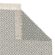 Barota runner, green grey & white, 100% pet