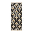Black & Bright mustard & Natural white Caen Läufer | Home & Living inspiration | URBANARA