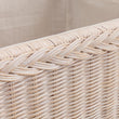 Wäschekorb Java, Kalkweiß, 100% Rattan | Hochwertige Wohnaccessoires
