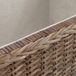 Truhe Java, Graubraun, 100% Rattan | Hochwertige Wohnaccessoires