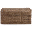 Truhe Java, Graubraun, 100% Rattan