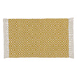 Fussmatte Barota, Leuchtendes Senfgelb & Weiß, 100% PET | URBANARA Gartenaccessories