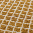 Loni runner in bright mustard & off-white, 100% wool |Find the perfect runners