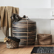 Wäschekorb Dampar, Mehrfarbig, 100% Rattan | URBANARA Wäschekörbe & Wäschetruhen